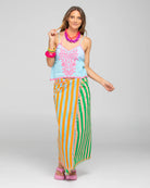 Ahana Singlet Sky Blue Tops Boom Shankar