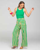 Bellissimo Tank Top Green Tops Boom Shankar