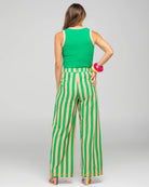 Sana Pant Capri Peach Bottoms Boom Shankar