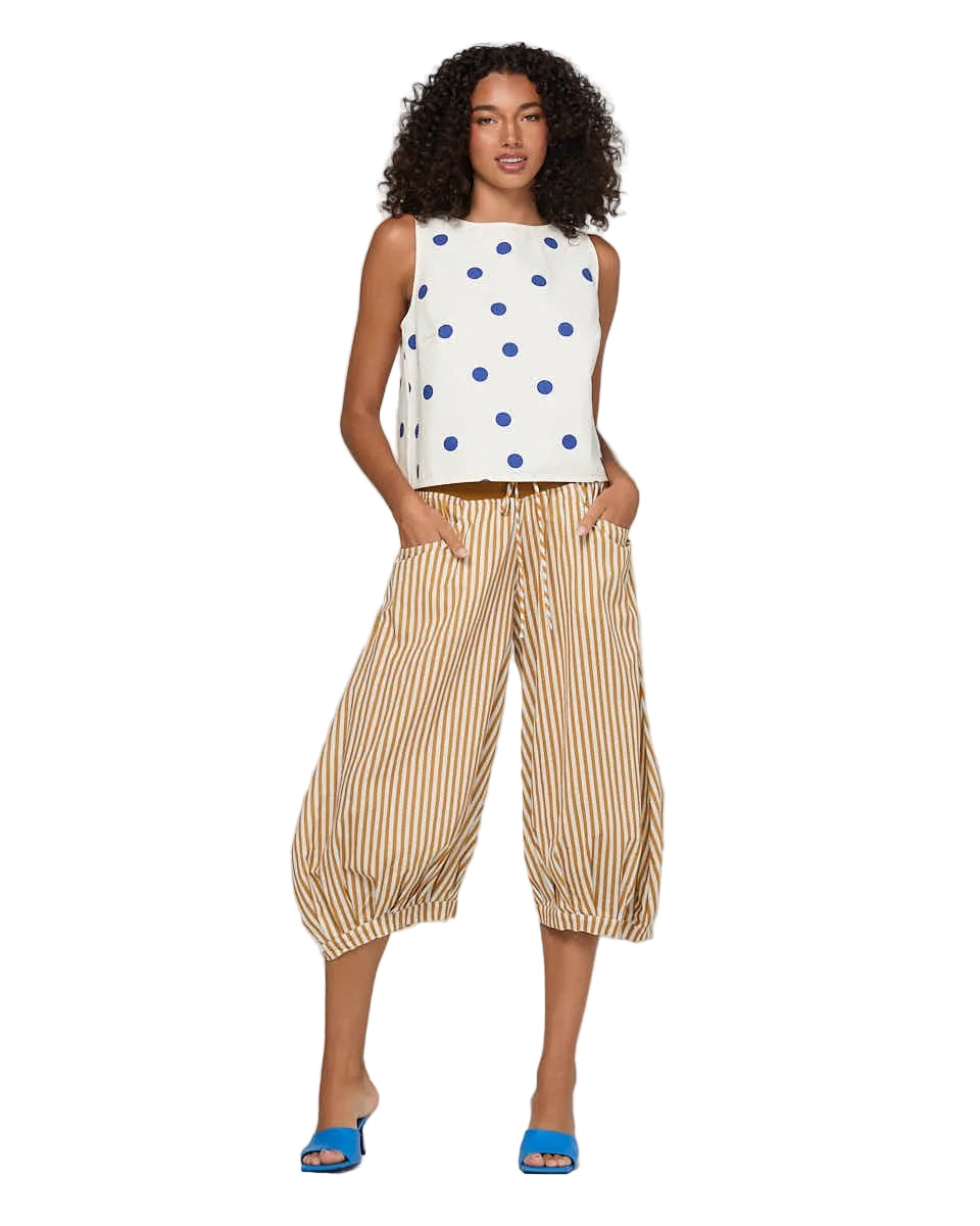 Guru Pant Mustard Stripe Bottoms Boom Shankar 6