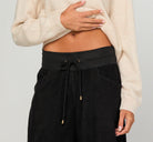 Cord Guru Pant Black Bottoms Boom Shankar