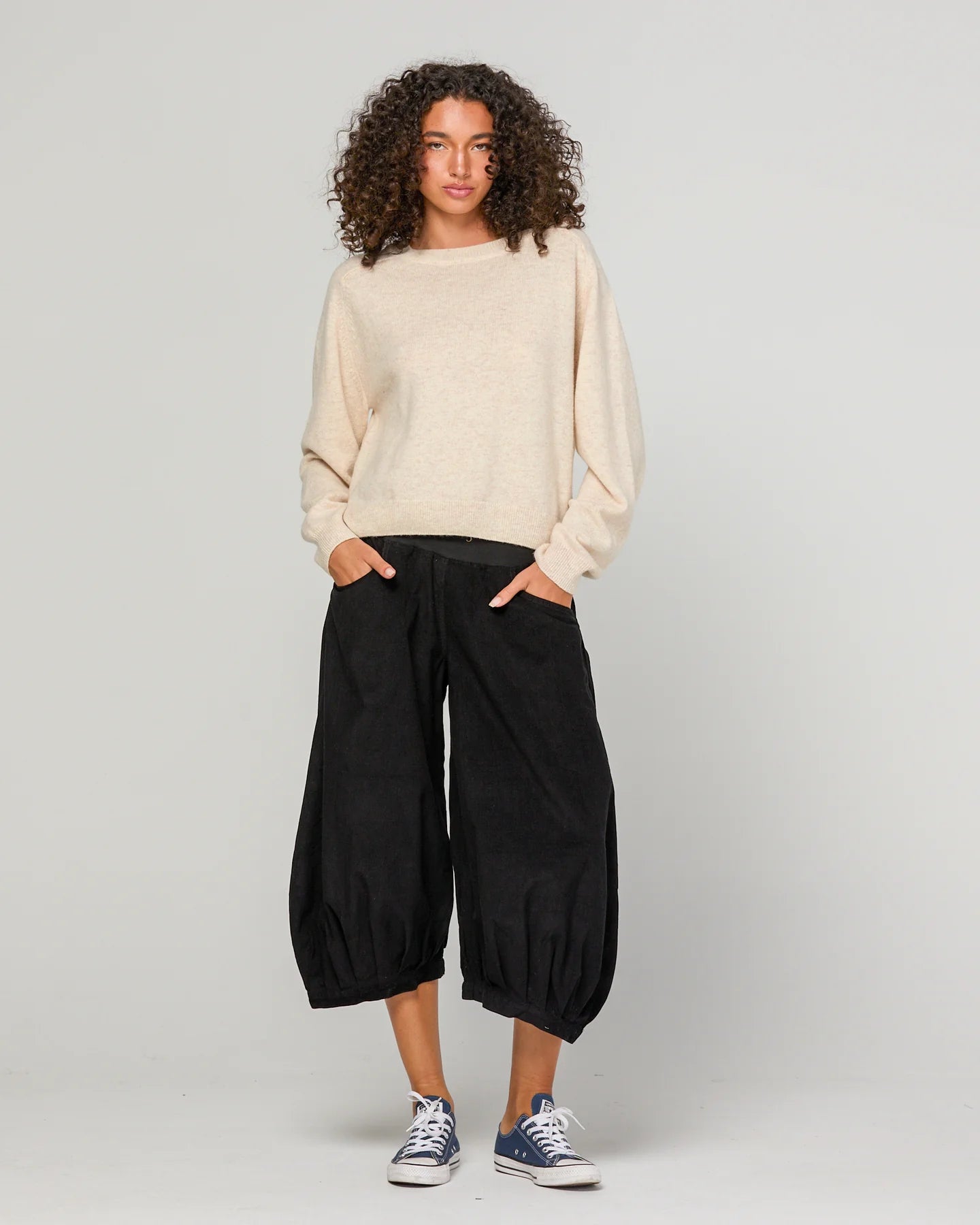 Cord Guru Pant Black Bottoms Boom Shankar