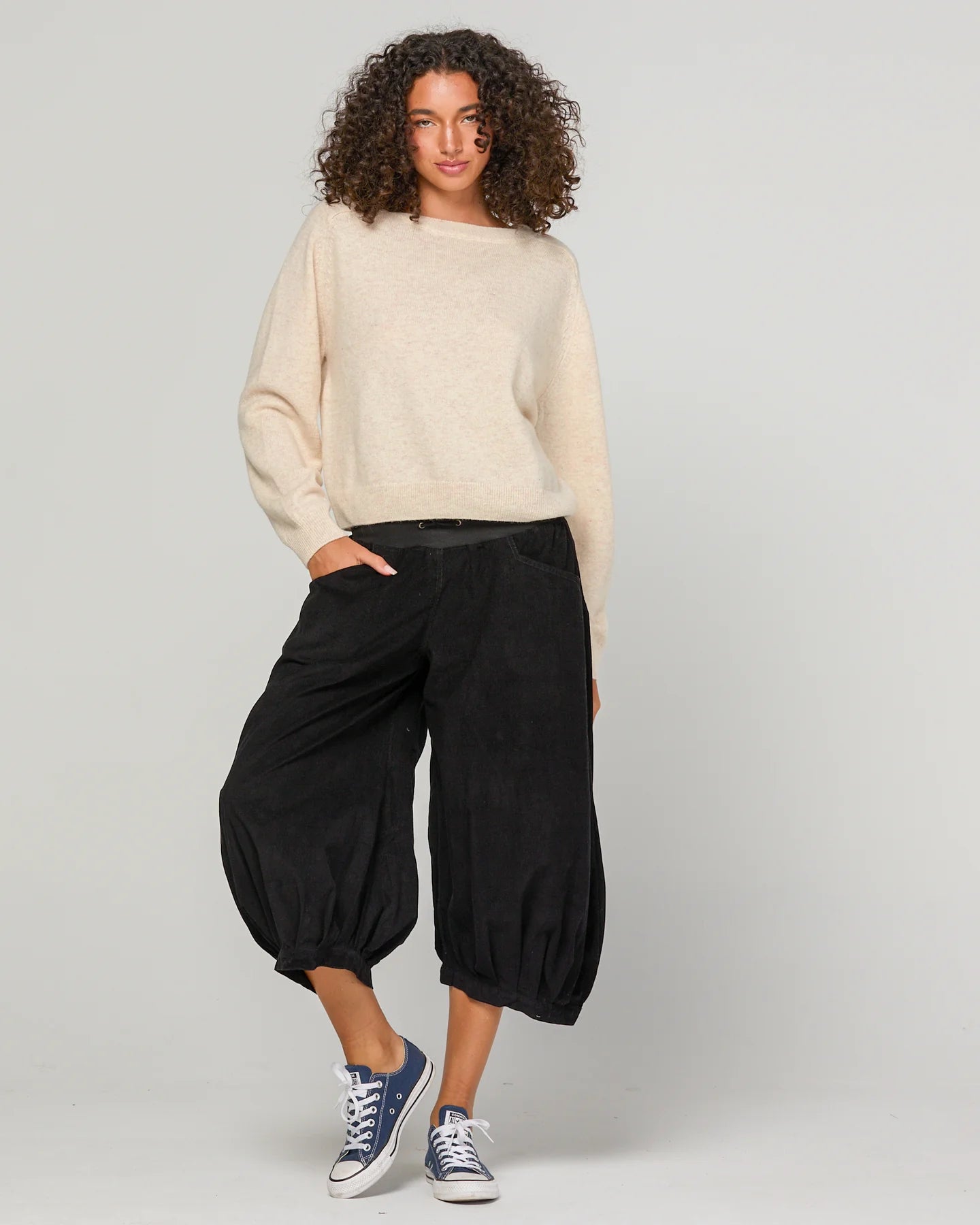 Cord Guru Pant Black Bottoms Boom Shankar
