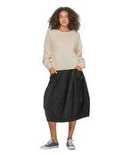Cord Guru Skirt Black Skirts Boom Shankar 6
