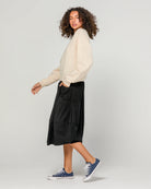 Cord Guru Skirt Black Skirts Boom Shankar