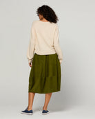 Cord Guru Skirt Olive Green Skirts Boom Shankar