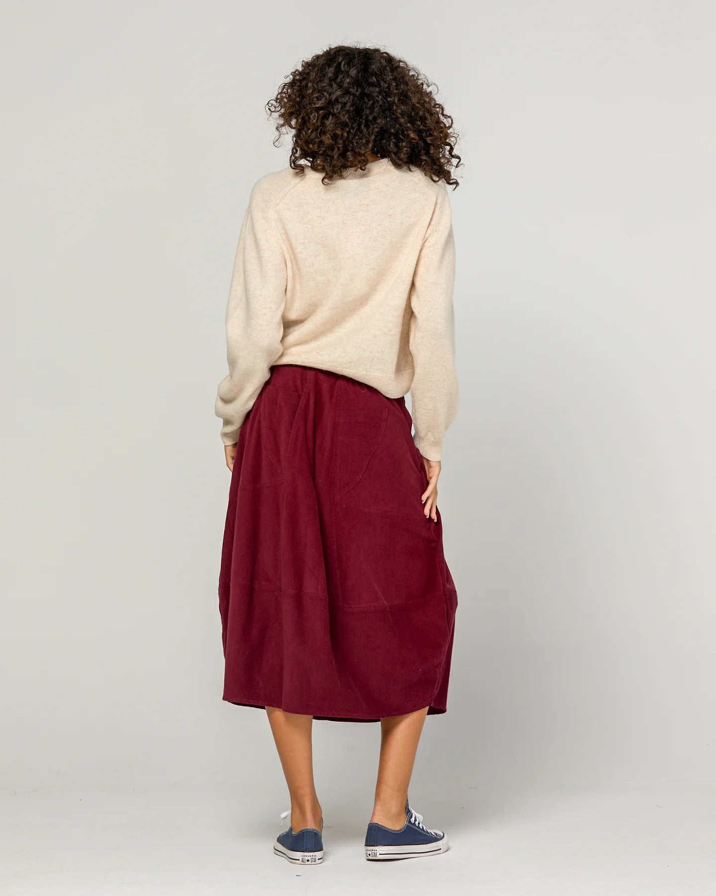 Cord Guru Skirt Merlot Skirts Boom Shankar
