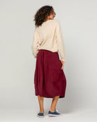 Cord Guru Skirt Merlot Skirts Boom Shankar