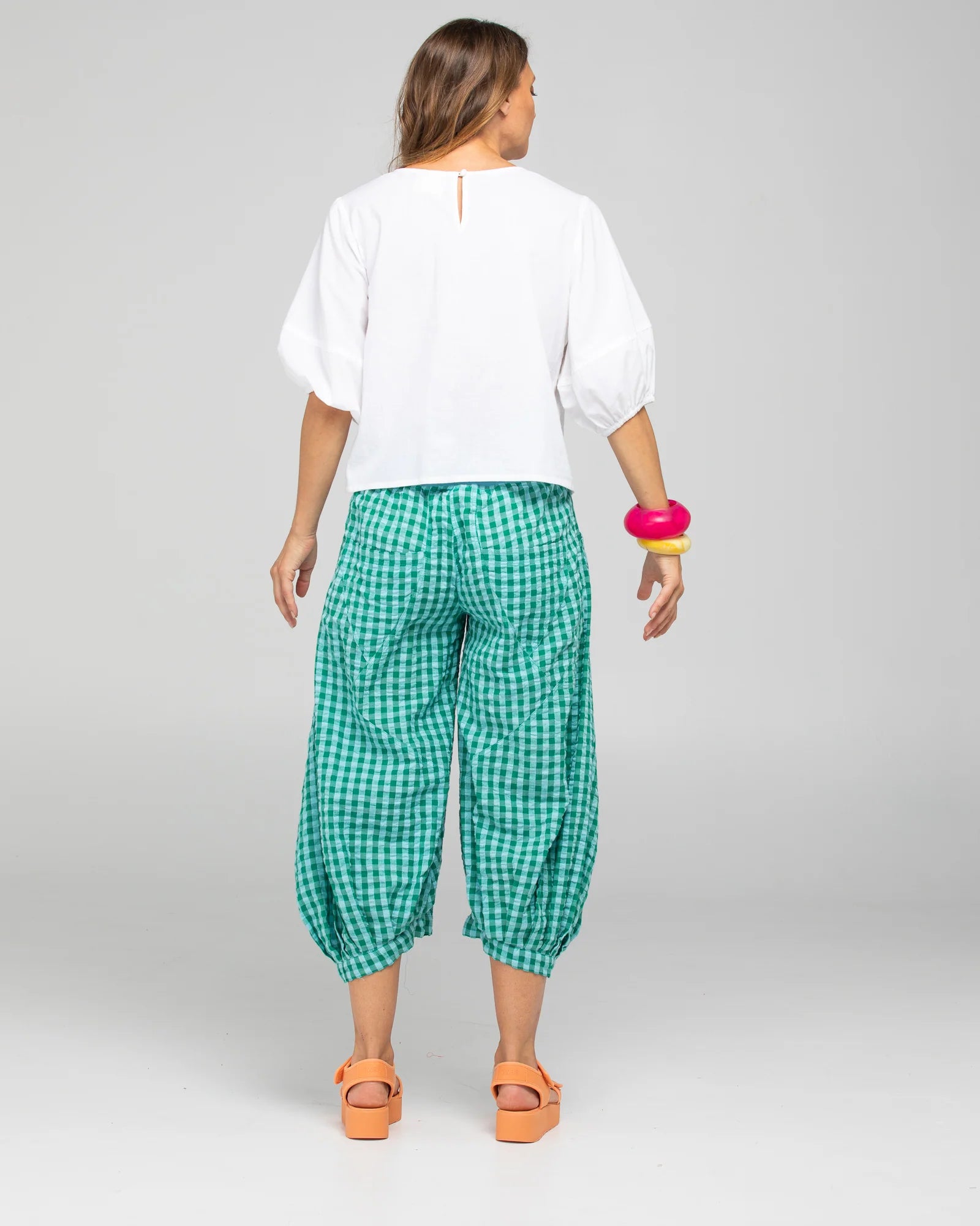 Guru Pant Green Bottoms Boom Shankar