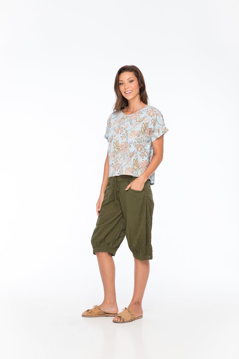 Boom Shankar Jada Shorts Basic Khaki Bottoms Boom Shankar   