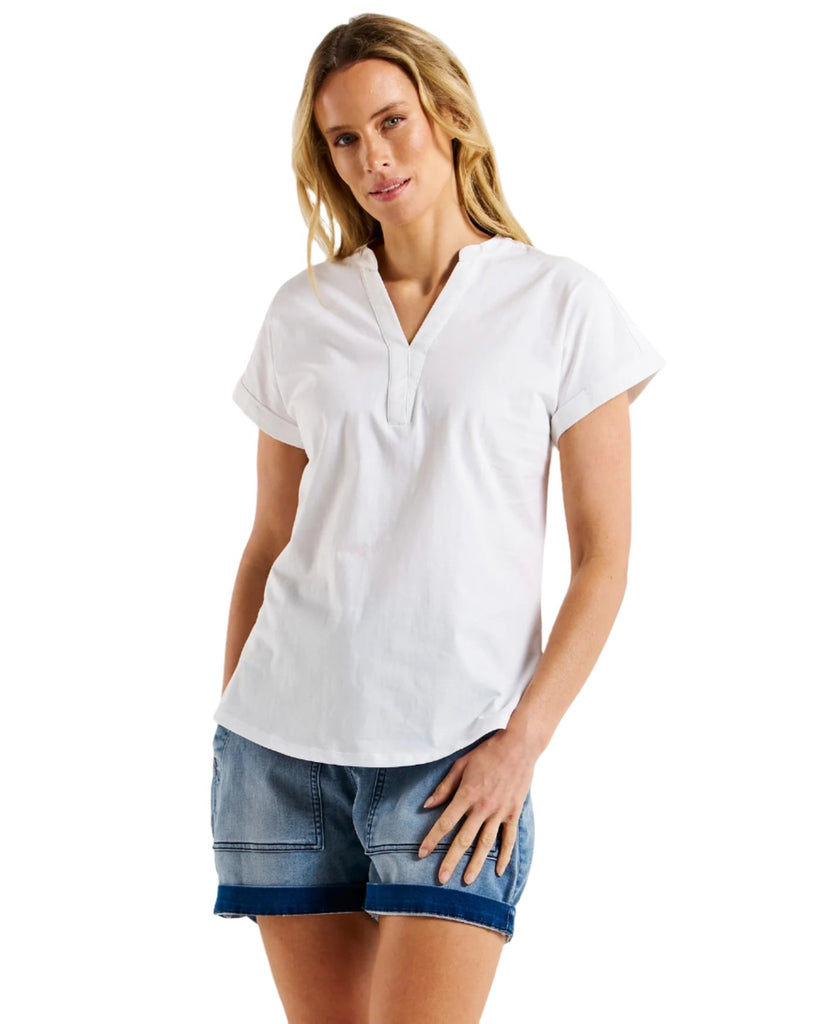 Bridie Tee White Tops Betty Basics 6  