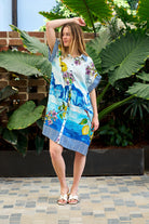 Lemon Breeze Shirt Dress Blue Coast Dresses Boho