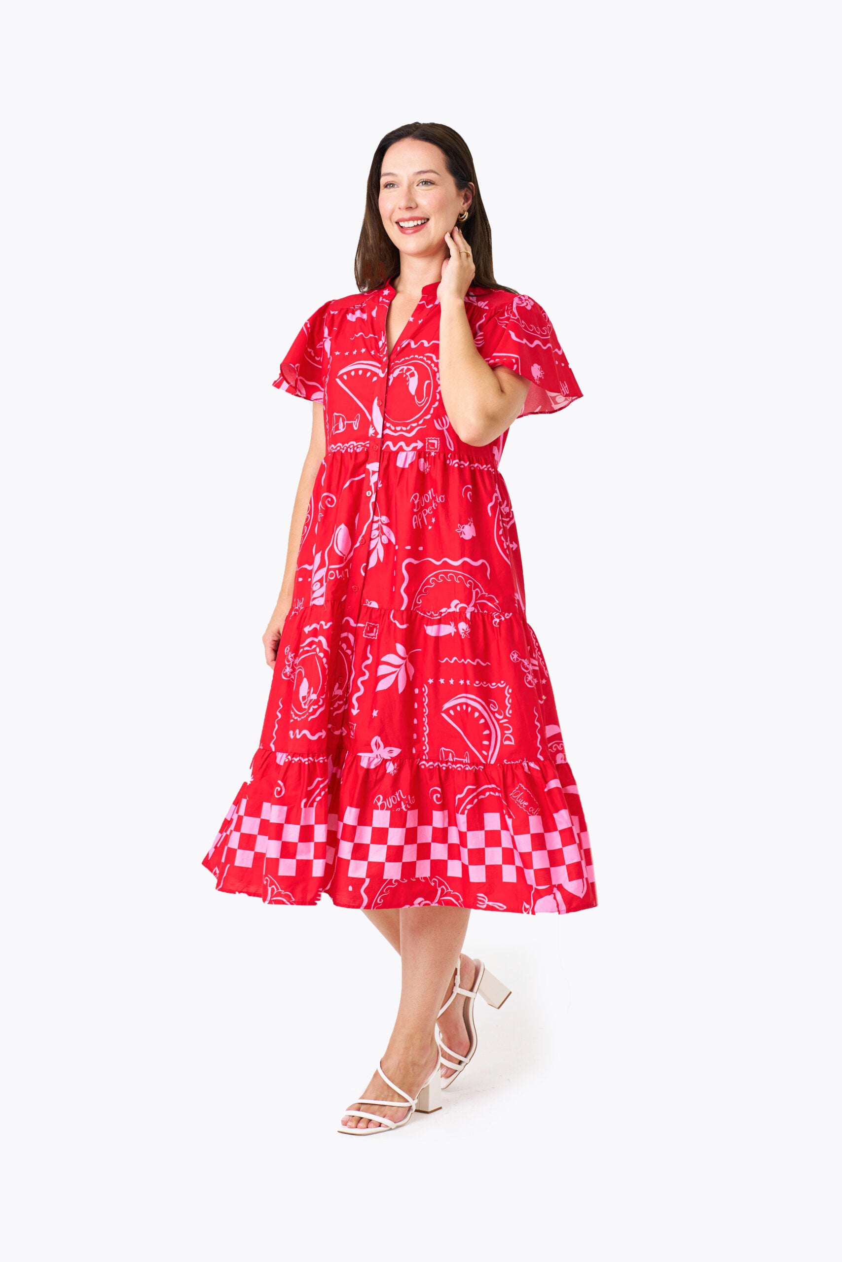 Graves Baby Dress Red Pink Dresses Boho