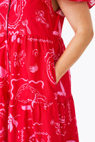 Graves Baby Dress Red Pink Dresses Boho