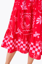 Graves Baby Dress Red Pink Dresses Boho