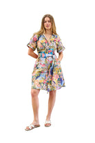 Shepherd Shirt Dress Multi Floral Dresses Boho S(8-10)