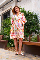 Ana Dress Multi Print Dresses Boho