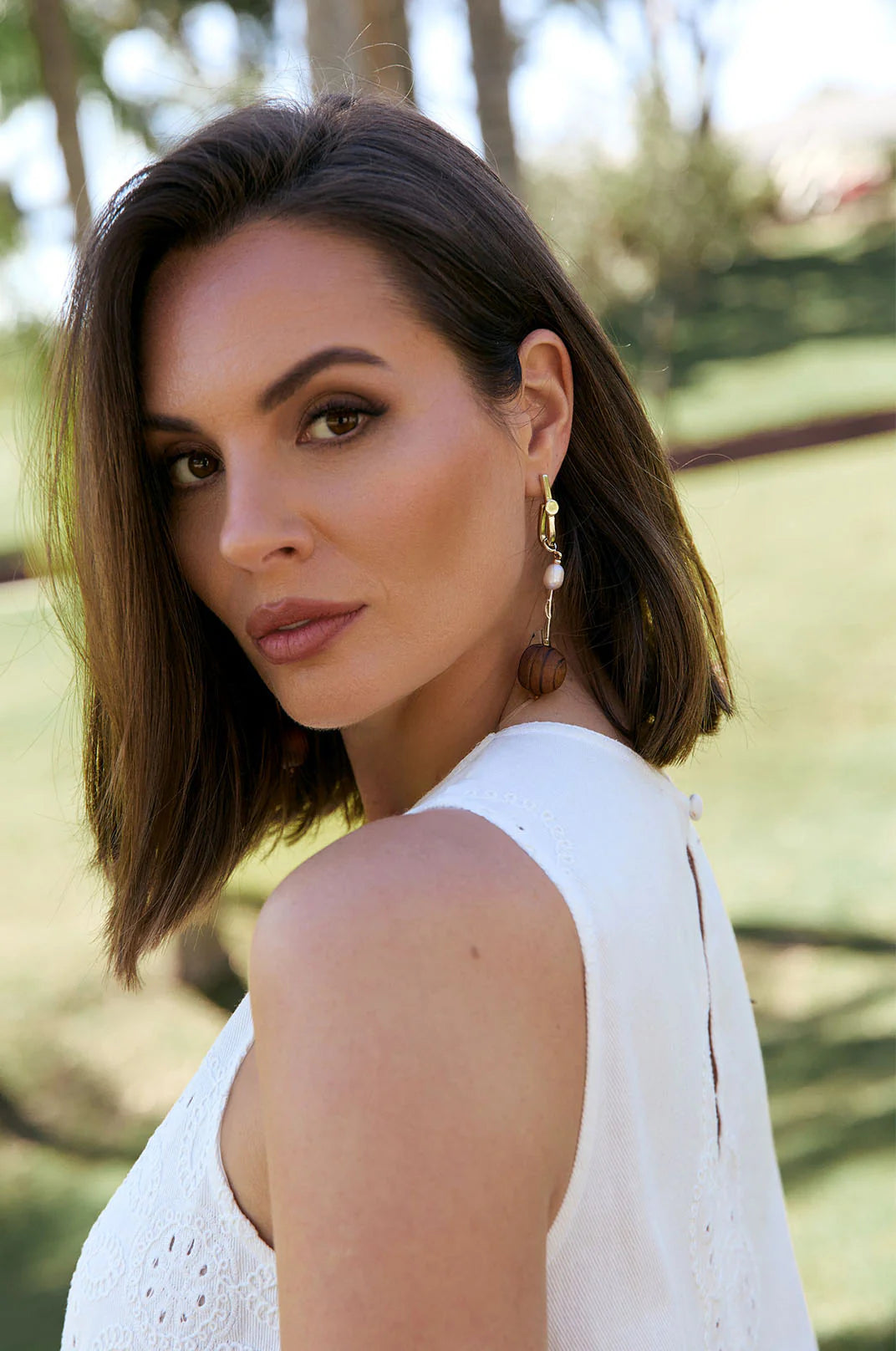 Timber Drop Freshwater Pearl Earrings - Global Free Style