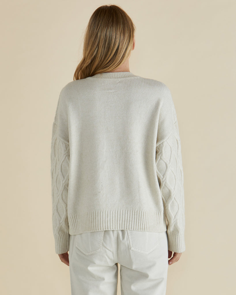 Celene Knit Cardigan - Cream Jackets Betty Basics