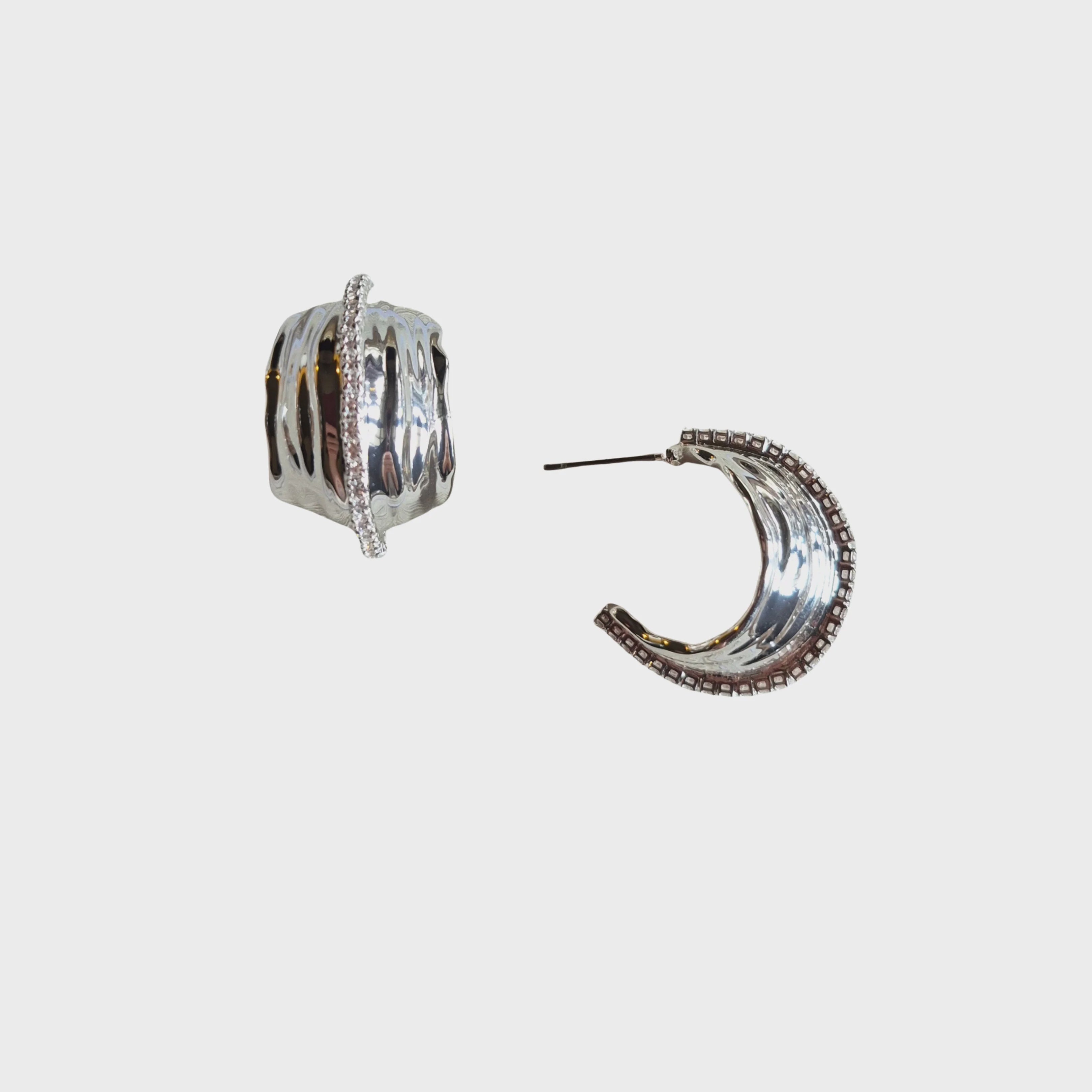 Hoop Earring CL08522SILVER Earrings Zoda