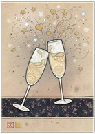 Champagne Glasses Cards and Wrap Waterlyn