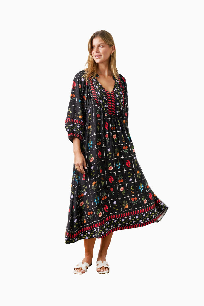 Charley Dress - Black Chilli Dresses Boho