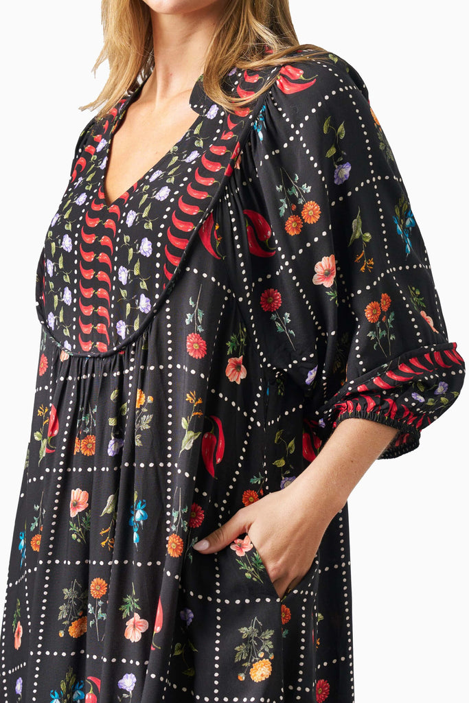 Charley Dress - Black Chilli Dresses Boho