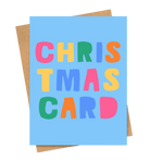 Christmas Card Blue Cards and Wrap Friends of Henry Paper Co