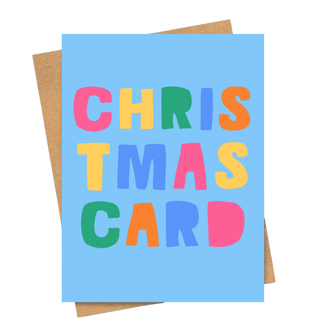 Christmas Card Blue Cards and Wrap Friends of Henry Paper Co