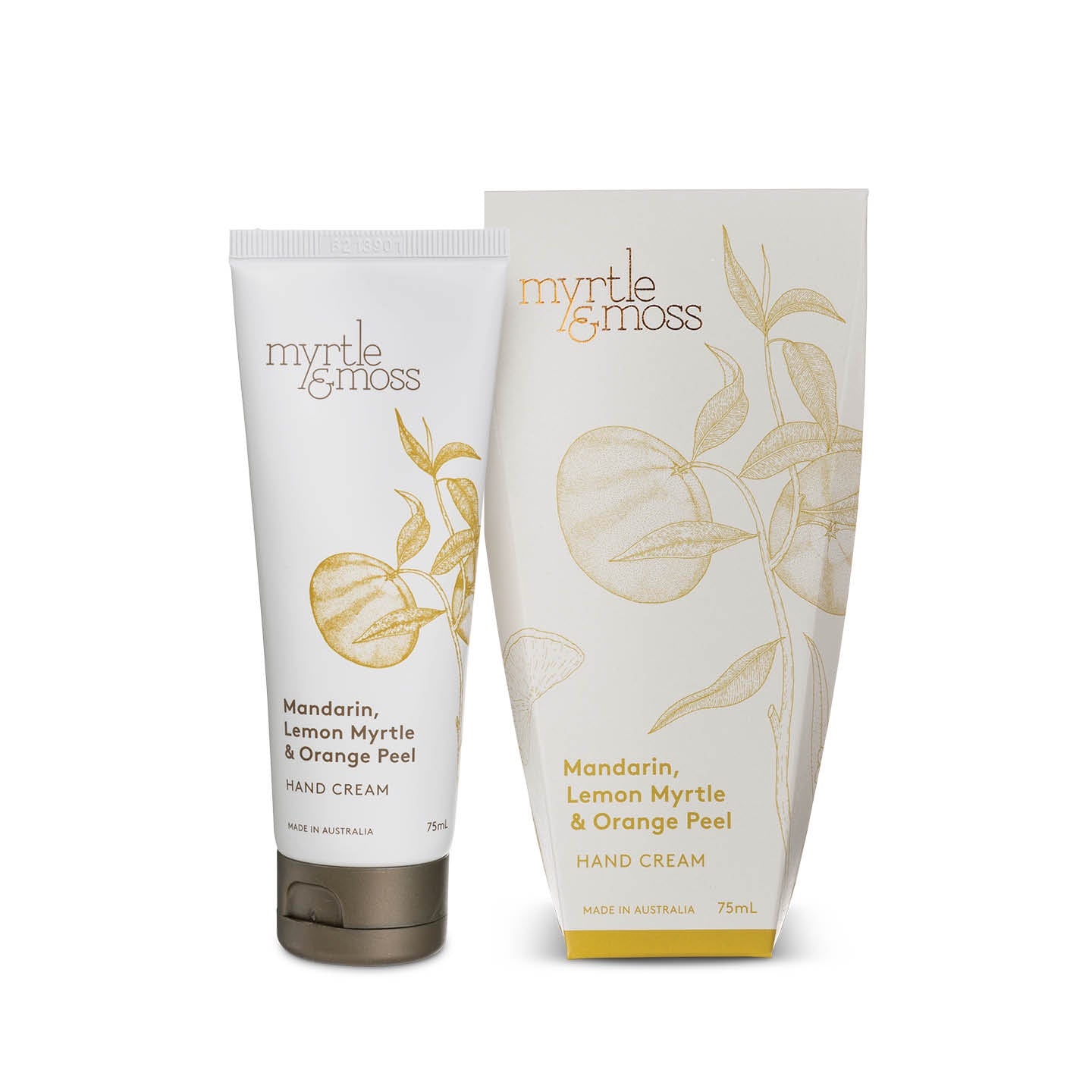 Hand Cream 75g Mandarin, Lemon Myrtle And Orange Peel Body Myrtle & Moss