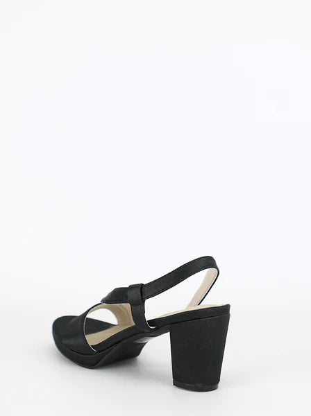 Clarice Clarinda Satin Shoes Black Shoes Clarice   