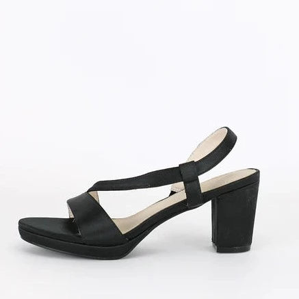 Clarice Clarinda Satin Shoes Black Shoes Clarice   