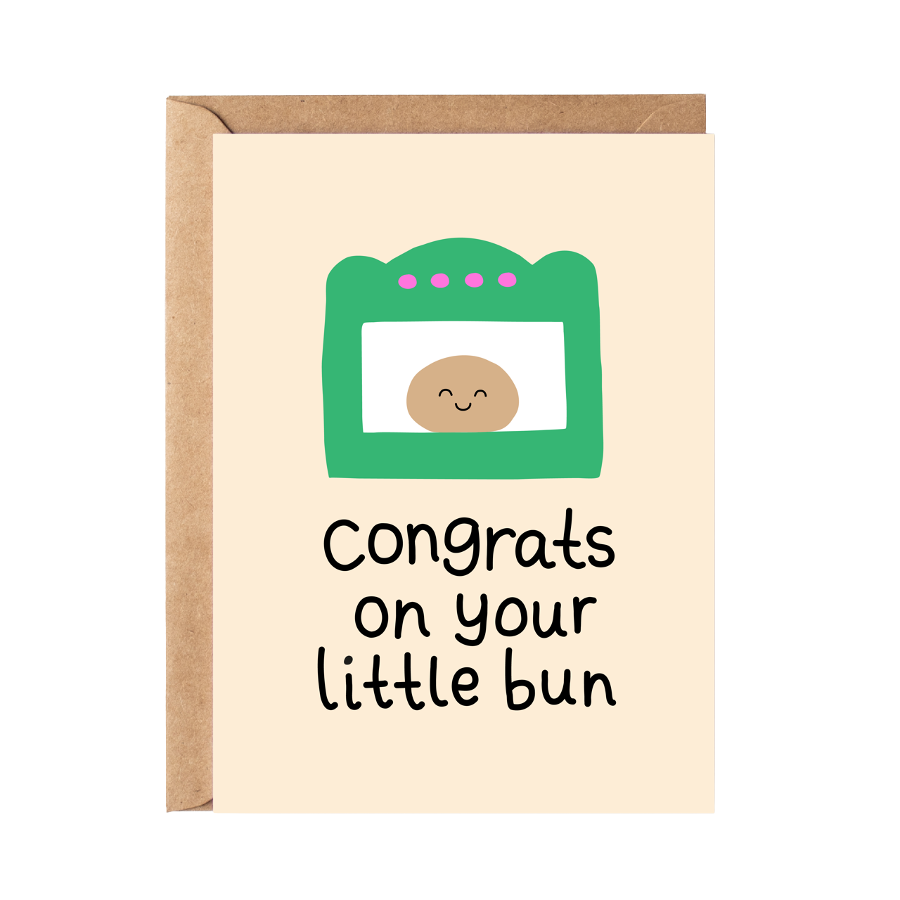 Congrats on Your little Bun Cards and Wrap Friends of Henry Paper Co