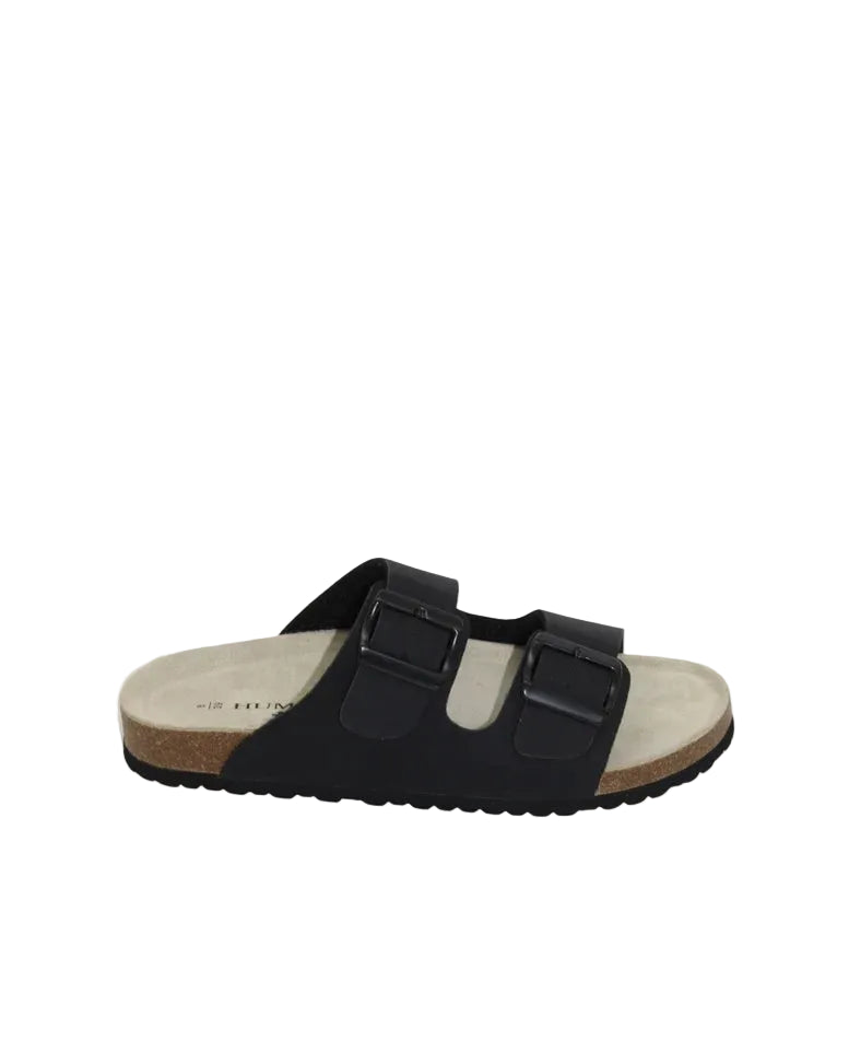 Madrid Mens Sandal Black Shoes Human Premium 41