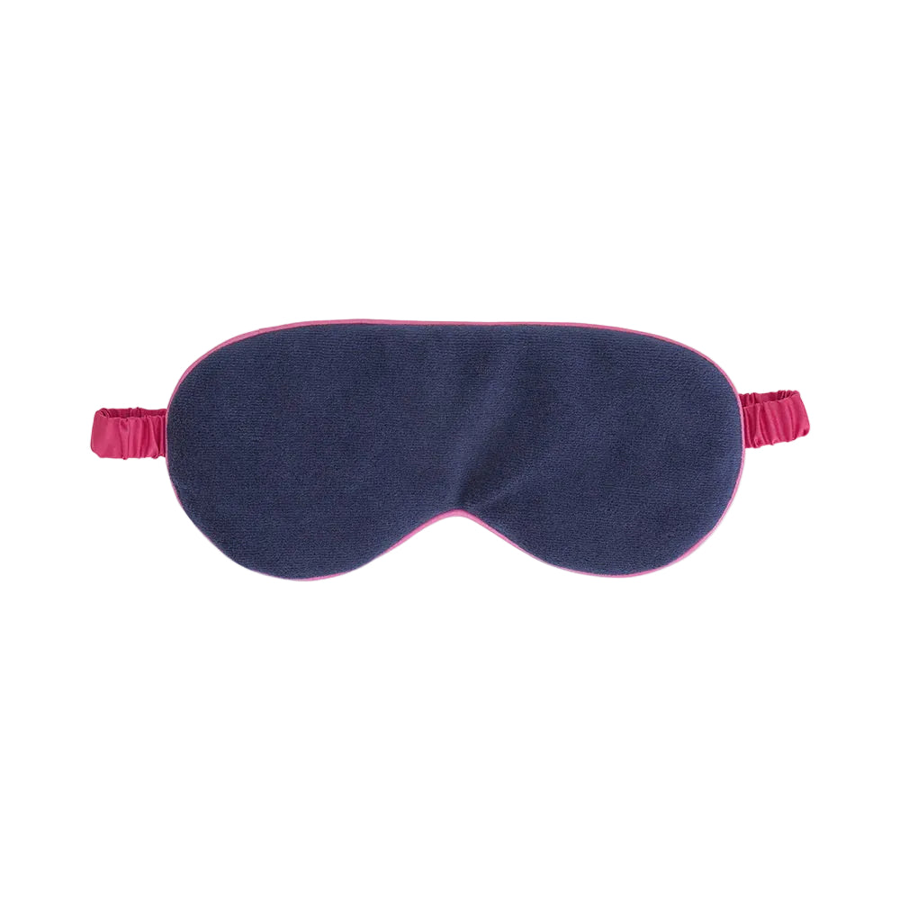 Velvet Eye Mask Cosy Luxe Sapphire Blue Body Annabel Trends