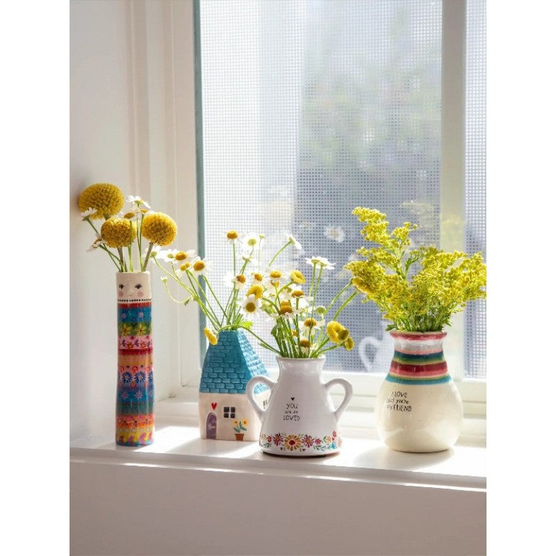 Cottage Bud Vase Dark Turq Cottage Gifts and Accessories Natural Life