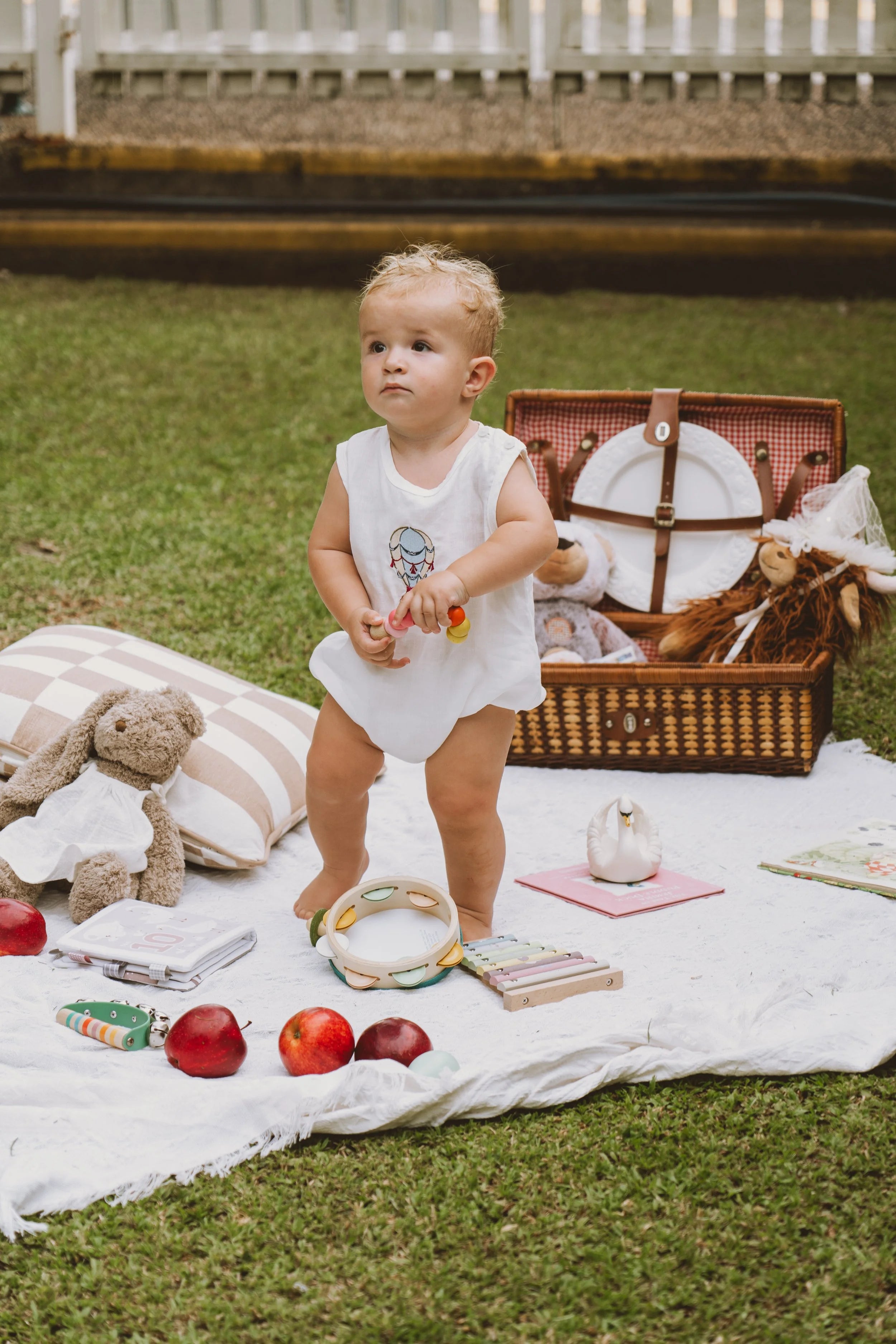 Air Balloon Romper Kids Tops Jollou