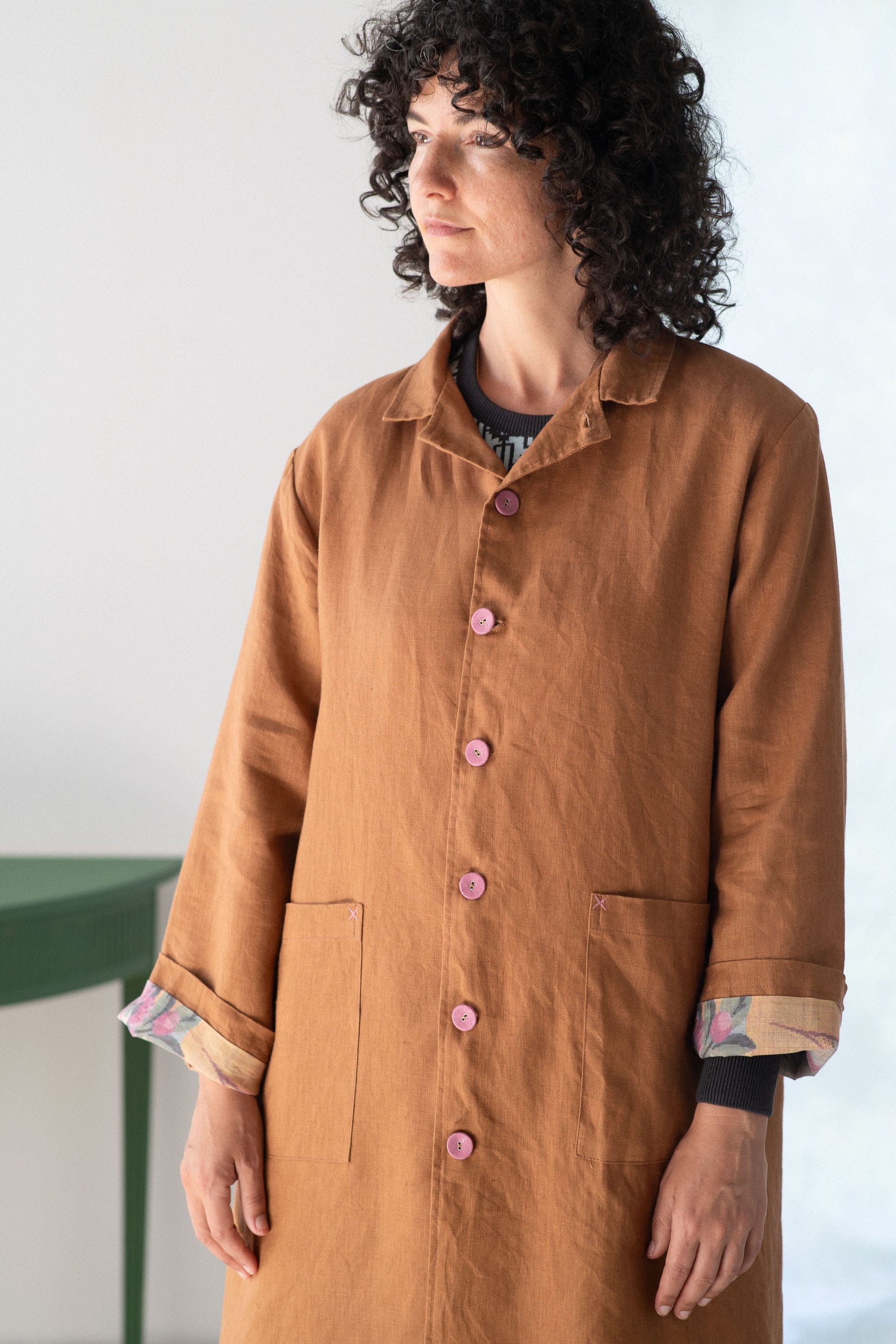 Jenna Jacket Tan Linen Jackets Lazybones