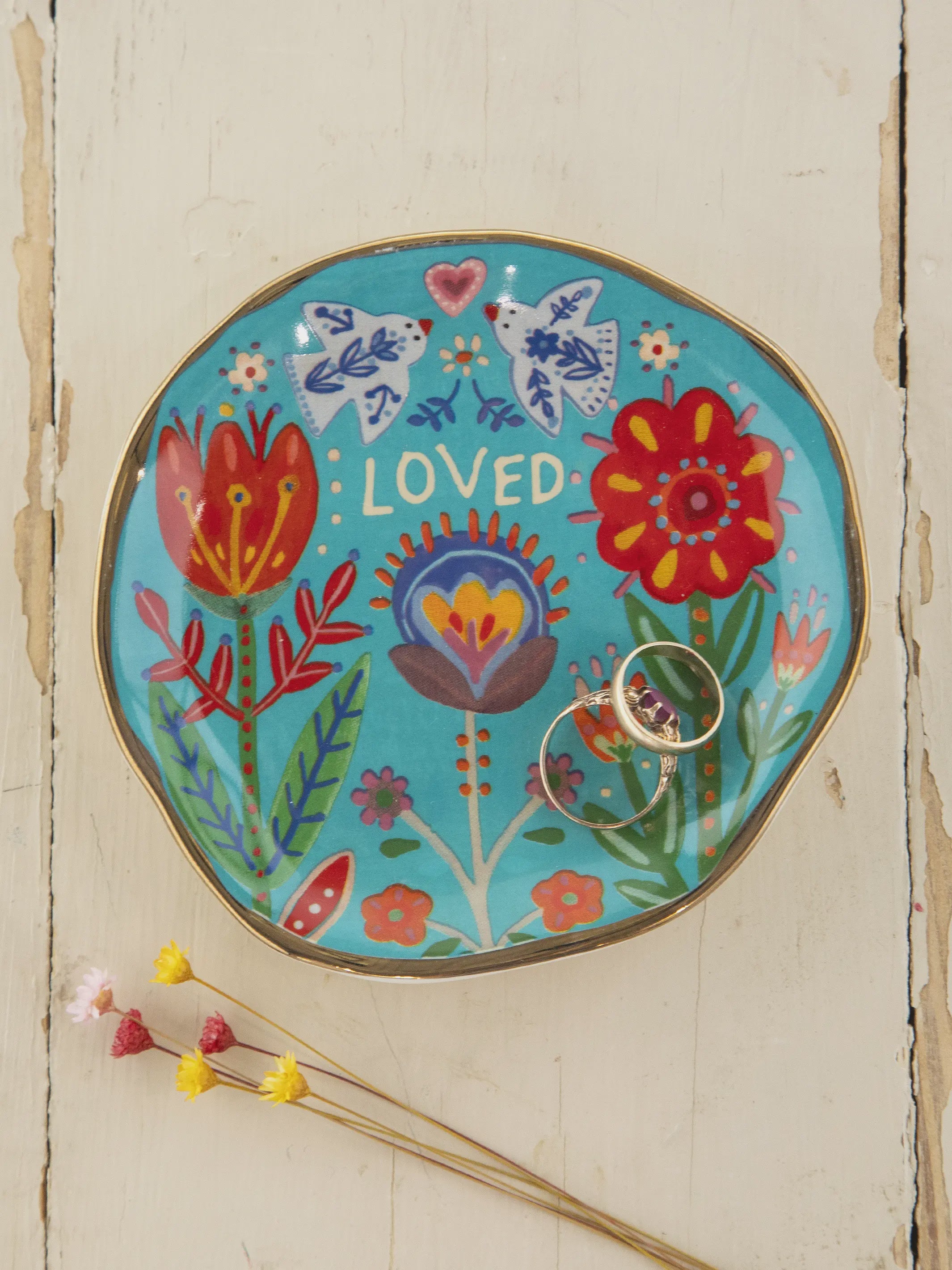 Artsy Trinket Dish Loved Gifts and Accessories Natural Life