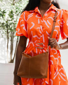 Daisy Stripe Crossbody Bag Tan Bags and Purses Louenhide