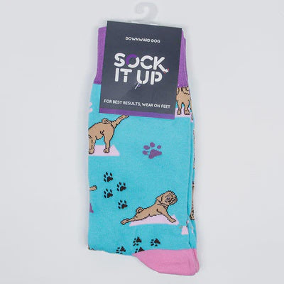 Downward Dog Socks Sock It Up   