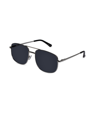 Drifter Universal Sunglass Shiny Silver/Smoke Sunglasses & Glasses White Haven   