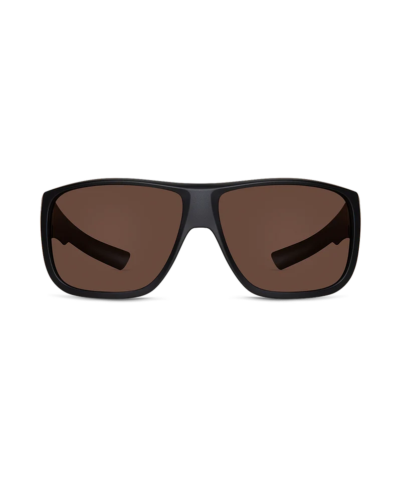 Angourie Mens Sunglass Matte Black / Bronze Sunglasses & Glasses Wollumbin