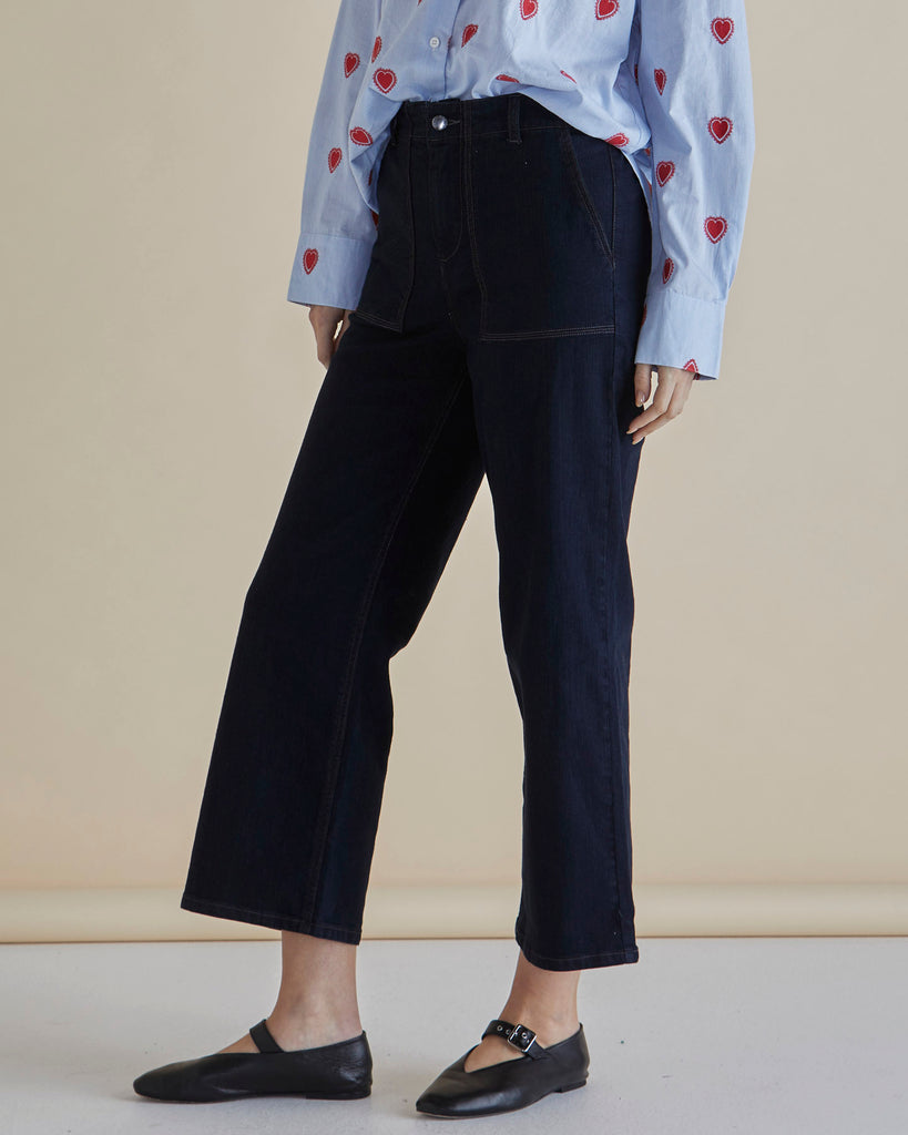 Easy Relax Jean - Blue Smoke Bottoms Betty Basics