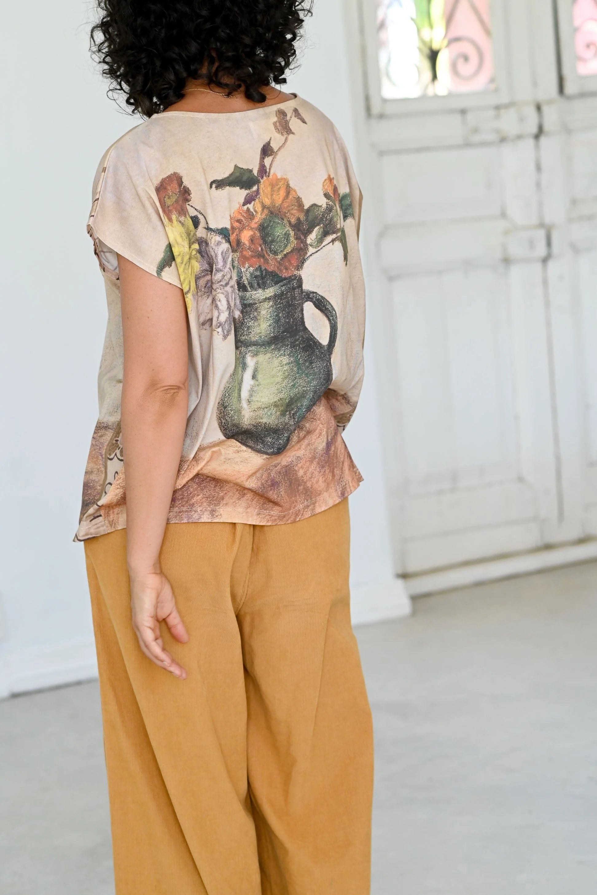 Eleanor Tee Fleurs Tops Lazybones