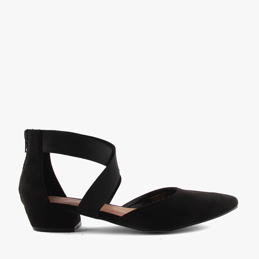 Ella Shoe Black Suede Shoes Step on Air   