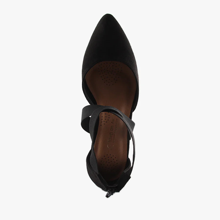 Ella Shoe Black Suede Shoes Step on Air 40(9)  