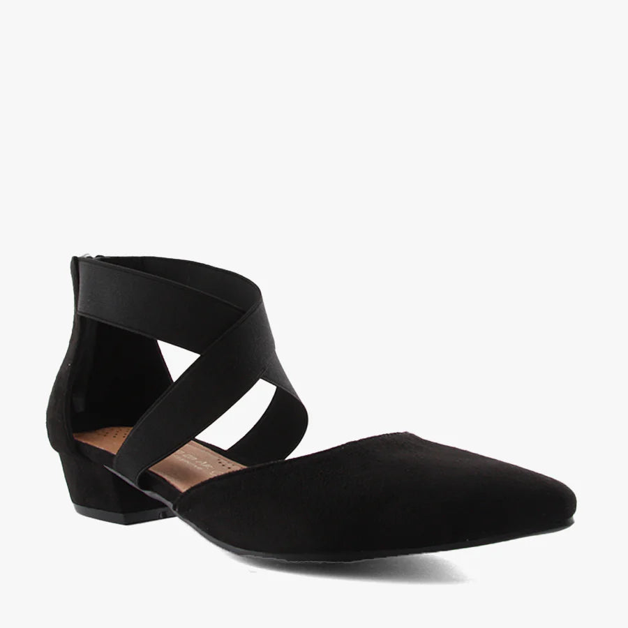 Ella Shoe Black Suede Shoes Step on Air   