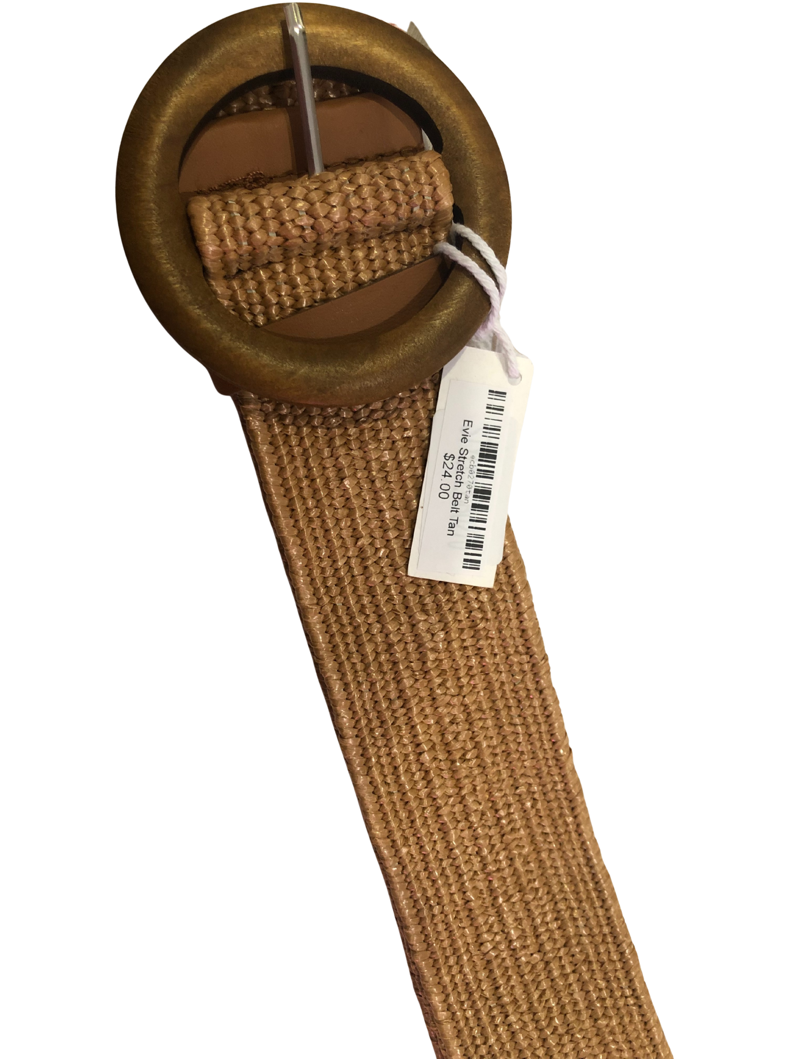 Evie Stretch Belt  Tan - Global Free Style