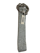 Evie Stretch Belt Buckle Silver Belts Evie Clare